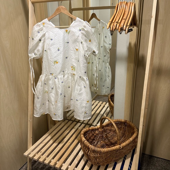 PEACEBIRD Organza Korean Babydoll Dress - Picture 8 of 11